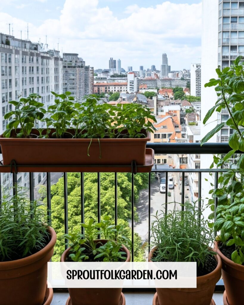 Balcony Herb Gardens